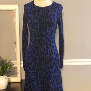 Michael Kors Leopard Sweater Dress